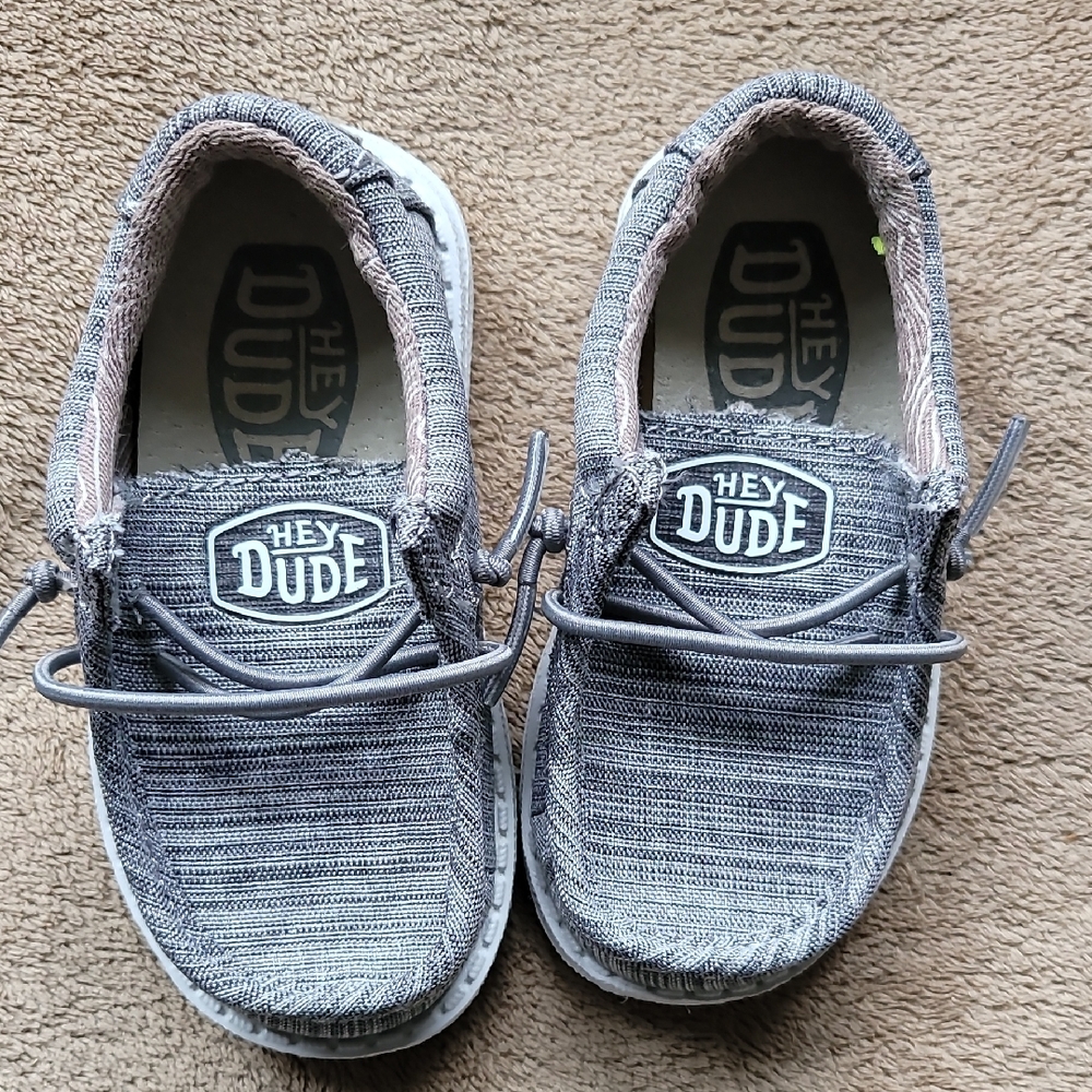 Hey Dude Toddler Charcoal Slip-On Loafers